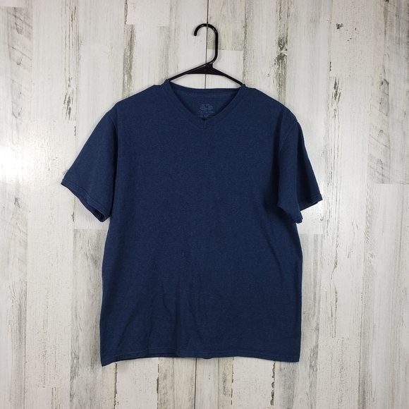 3/$15 boys fruit of the loom basic blue vneck tshirt size XXL 16 - Picture 6 of 6